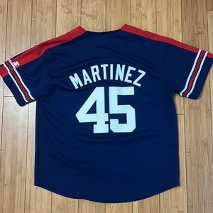Vintage Starter Pedro Martinez Boston Red Sox Jersey Size Large (Boys) Stitched